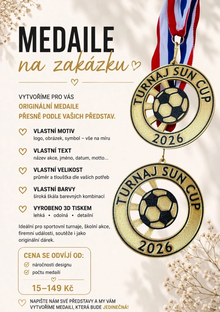 Medaile na zakázku