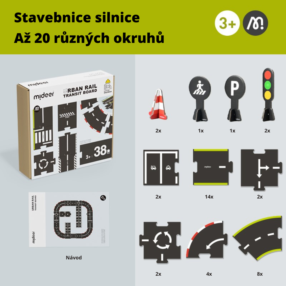 Závodní okruh puzzle 38 dílků 