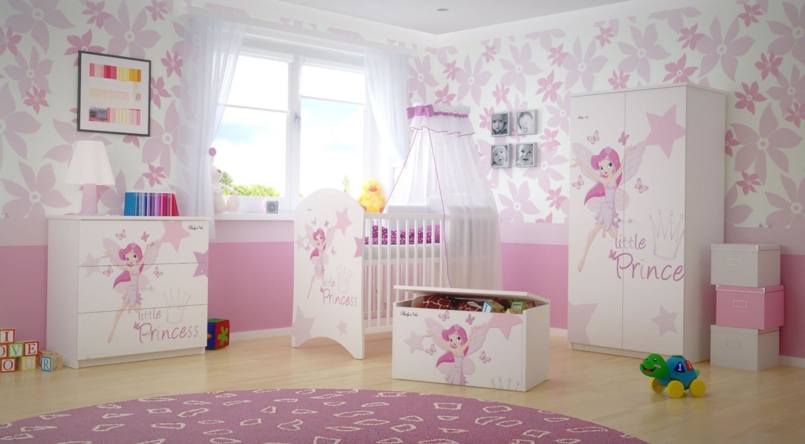 Box na hračky s motivem Little Princess