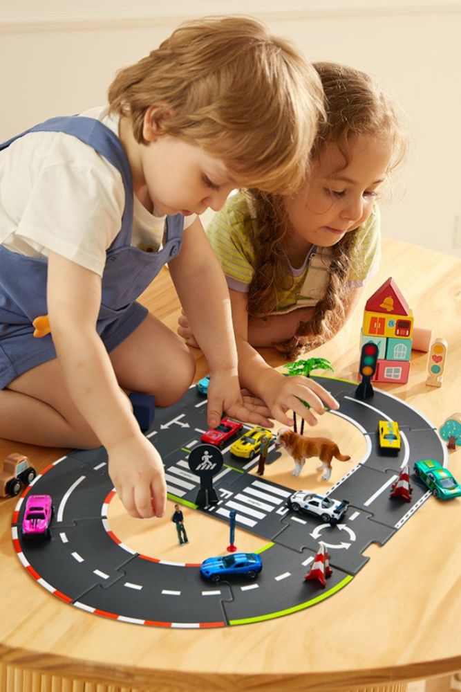 Závodní okruh puzzle 38 dílků 