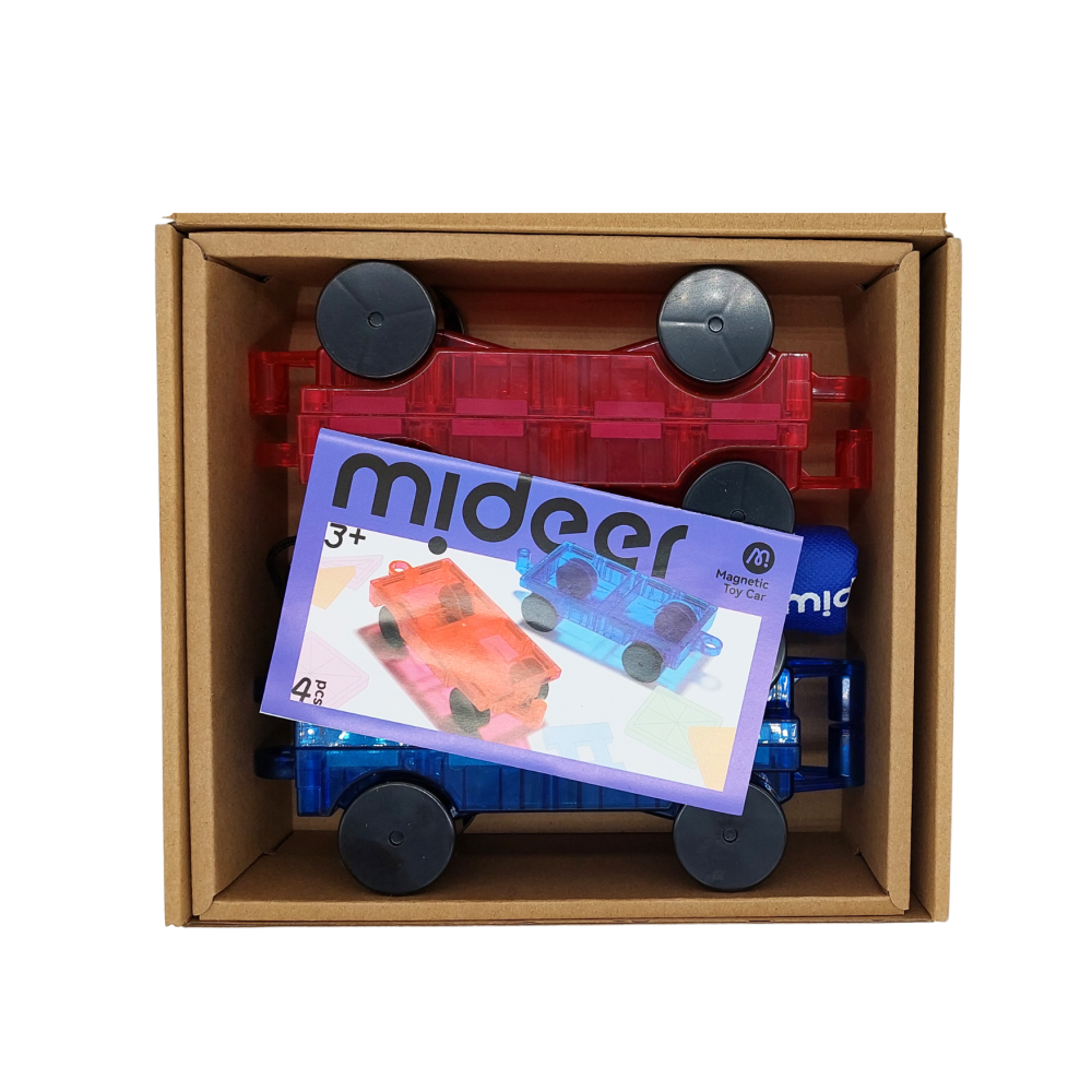 Podvozky k magnetickým stavebnicím 4 ks