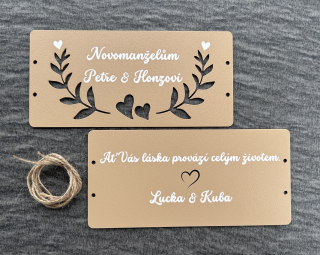 Obálka na peníze/los – svatební dar
